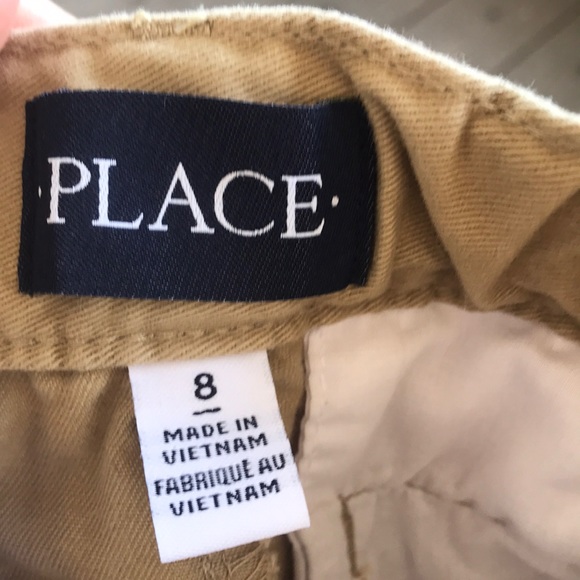 🎀 Children’s place khaki shorts size 8 - Picture 3 of 4